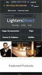 Mobile Screenshot of lightersdirect.com